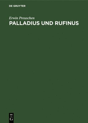 bokomslag Palladius Und Rufinus