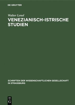 bokomslag Venezianisch-Istrische Studien