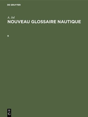 Nouveau glossaire nautique, Inbunden