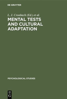 Mental tests and cultural adaptation 1