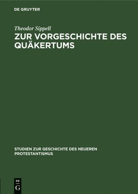 Zur Vorgeschichte Des Qukertums 1