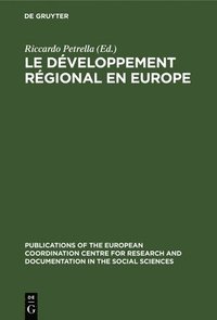 bokomslag Le dveloppement rgional en Europe