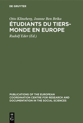 bokomslag tudiants du tiers-monde en Europe