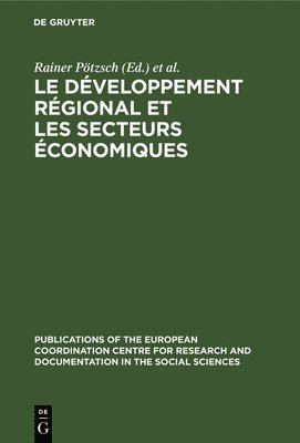 Rainer Pötzsch, Fritz Voigt - développement régional et les secteurs économiques, Inbunden