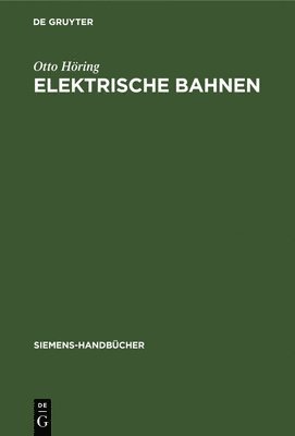 bokomslag Elektrische Bahnen