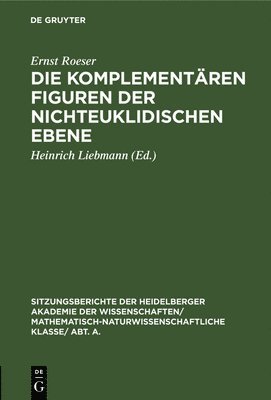 Ernst Roeser, Heinrich Liebmann - Die Komplementären Figuren Der Nichteuklidischen Ebene, Inbunden