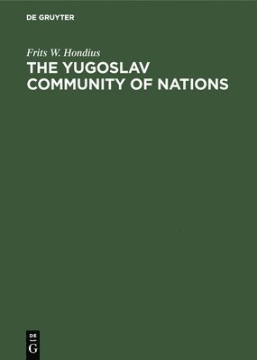 The Yugoslav community of nations 1