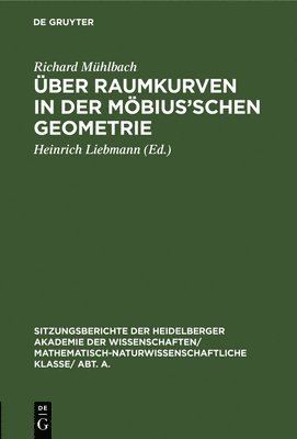 bokomslag Über Raumkurven in Der Möbius'schen Geometrie