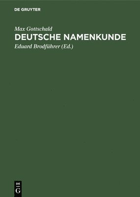 Deutsche Namenkunde 1