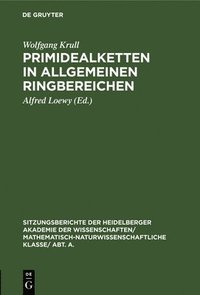 bokomslag Primidealketten in Allgemeinen Ringbereichen