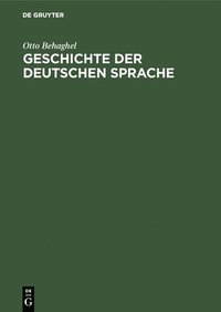 bokomslag Geschichte der deutschen Sprache