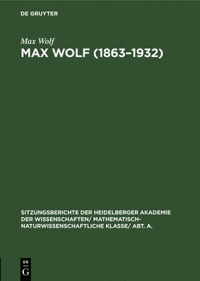 Max Wolf (1863-1932) 1