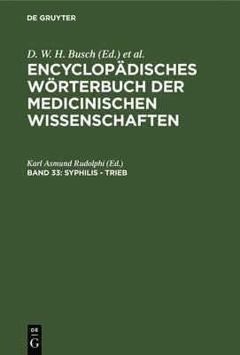 Karl Asmund Rudolphi - Syphilis - Trieb, Inbunden