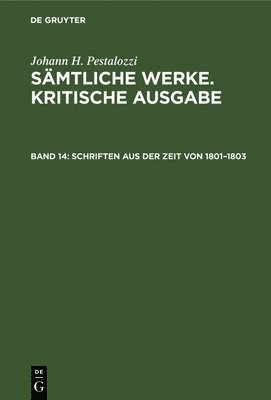 Schriften aus der Zeit von 1801-1803 1