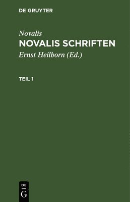 bokomslag Novalis Schriften