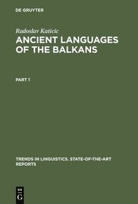 bokomslag Ancient Languages of the Balkans