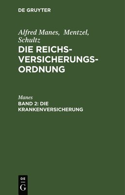 bokomslag Krankenversicherung