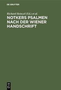 bokomslag Notkers Psalmen nach der Wiener Handschrift