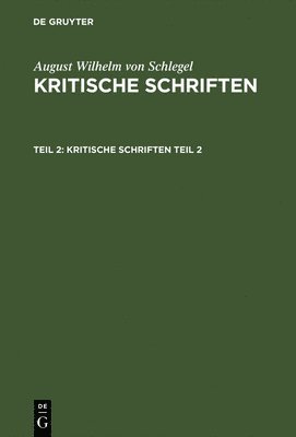 Kritische Schriften 1