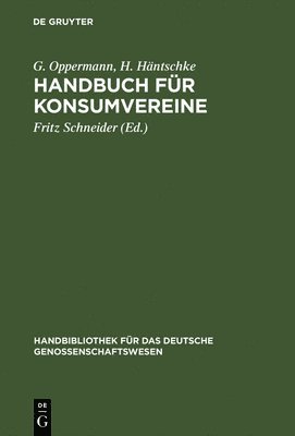 bokomslag Handbuch fr Konsumvereine