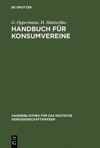 bokomslag Handbuch fr Konsumvereine