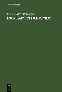 bokomslag Parlamentarismus