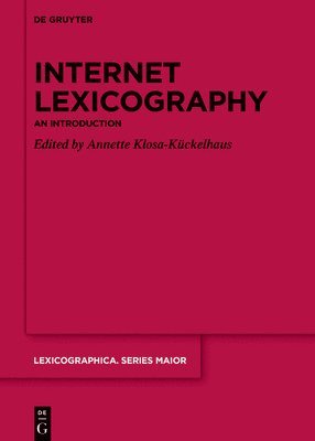 Internet Lexicography 1