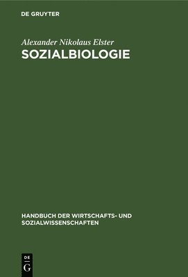 bokomslag Sozialbiologie