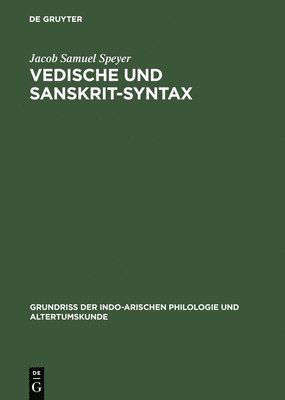 bokomslag Vedische und Sanskrit-Syntax