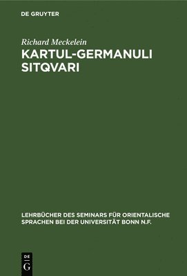 Kartul-Germanuli Sitqvari 1