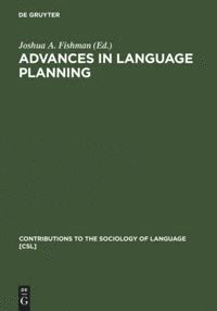 bokomslag Advances in language planning