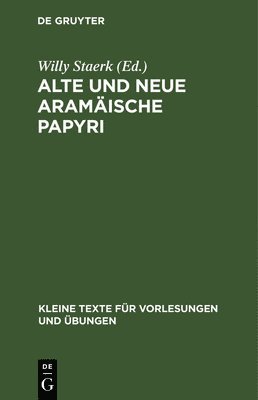 Alte Und Neue Aramische Papyri 1