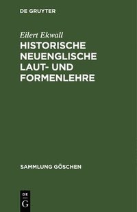 bokomslag Historische neuenglische Laut- und Formenlehre