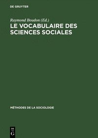 bokomslag Le vocabulaire des sciences sociales