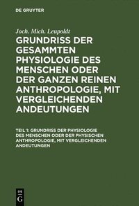 bokomslag Grundri der Physiologie des Menschen oder der physischen Anthropologie, mit vergleichenden Andeutungen