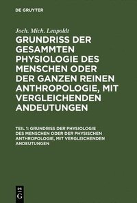 bokomslag Grundriß der Physiologie des Menschen oder der physischen Anthropologie, mit vergleichenden Andeutungen