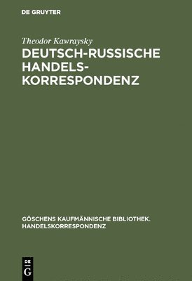 bokomslag Deutsch-russische Handelskorrespondenz