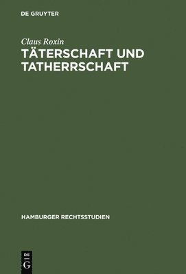 bokomslag Täterschaft und Tatherrschaft