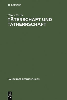 bokomslag Tterschaft und Tatherrschaft