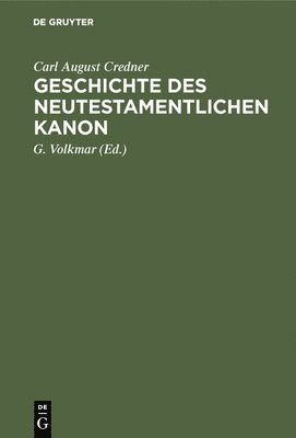 bokomslag Geschichte des neutestamentlichen Kanon