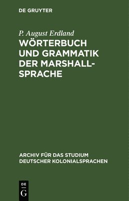 bokomslag Wrterbuch Und Grammatik Der Marshall-Sprache