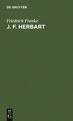bokomslag J. F. Herbart