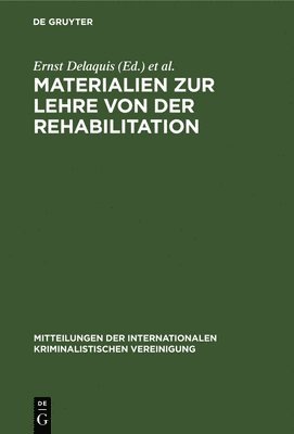 Materialien Zur Lehre Von Der Rehabilitation 1