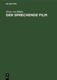 bokomslag Der Sprechende Film