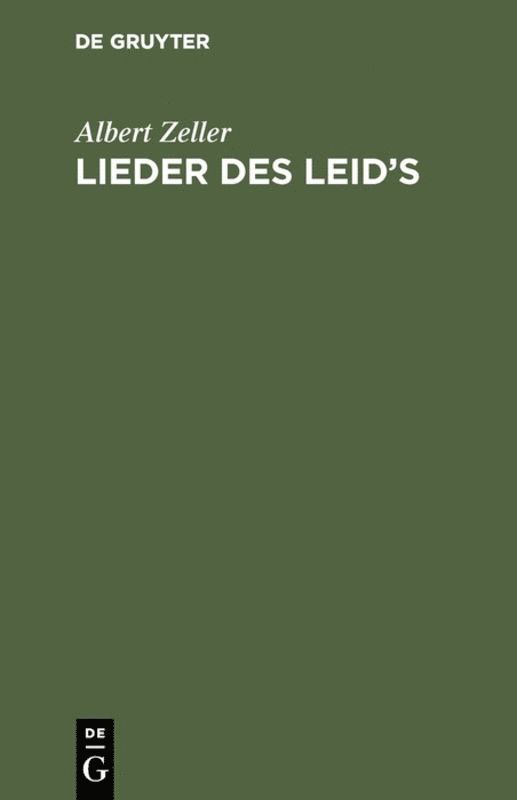Lieder des Leid’s