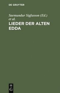 bokomslag Lieder der alten Edda