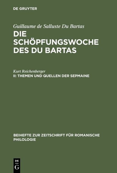 Kurt Reichenberger - Themen und Quellen der Sepmaine, Inbunden