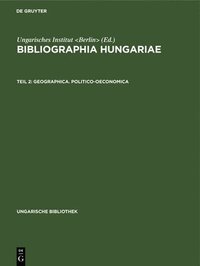 bokomslag Geographica. Politico-oeconomica