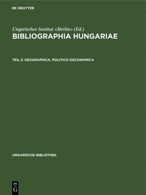 Geographica. Politico-oeconomica 1