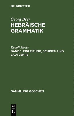 bokomslag Einleitung, Schrift- und Lautlehre